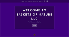 Desktop Screenshot of basketsofnature.com